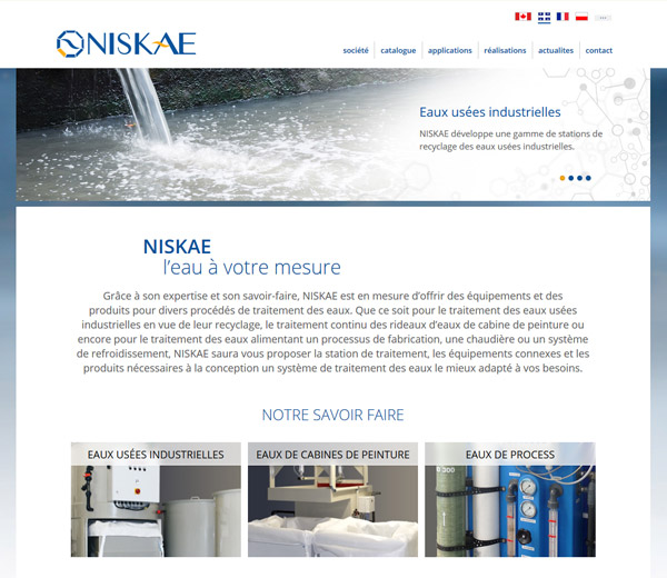 Traitement des eaux industrielles NISKAE